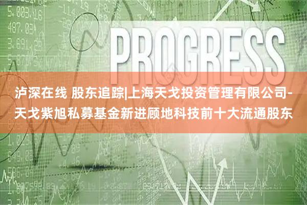 泸深在线 股东追踪|上海天戈投资管理有限公司-天戈紫旭私募基金新进顾地科技前十大流通股东